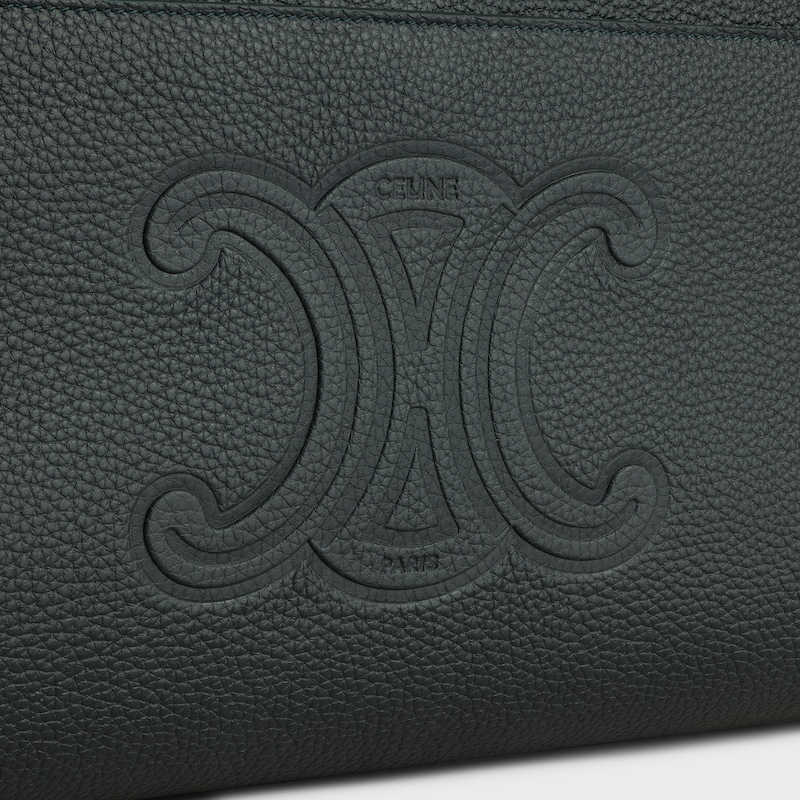 duffle bag in grained calfskin