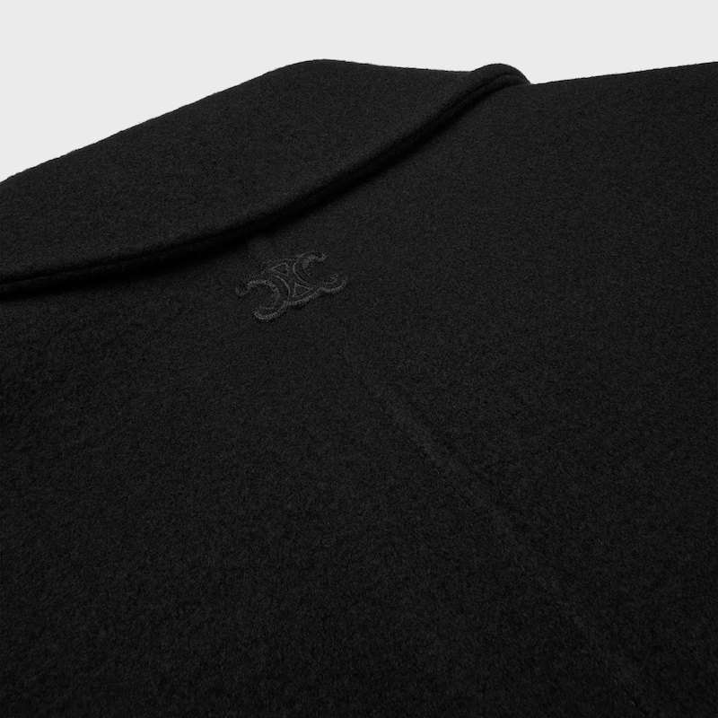 jacket in double-face wool felt