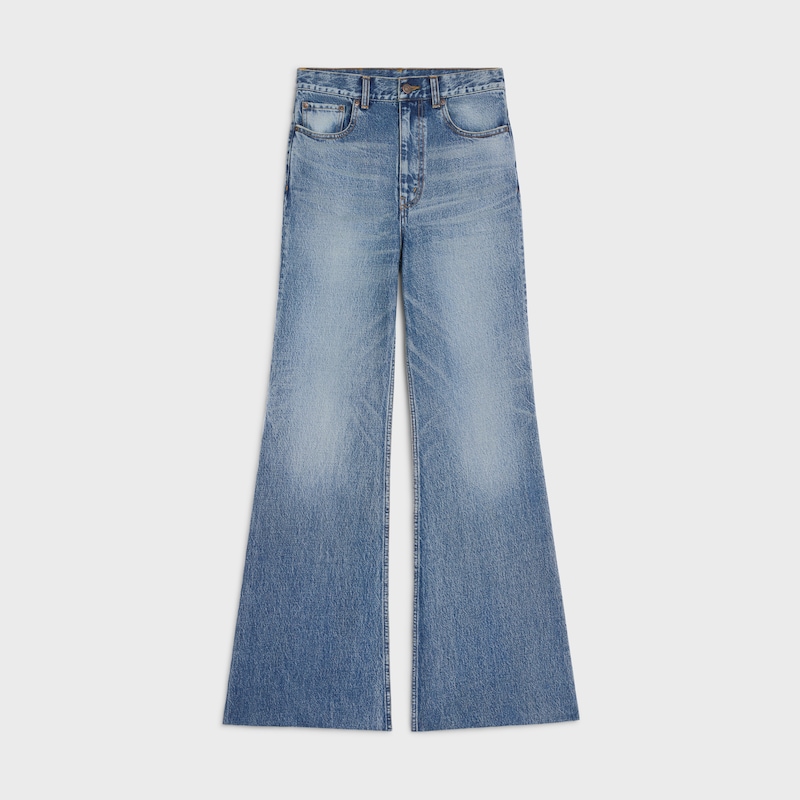 flare jeans 001 in cotton denim