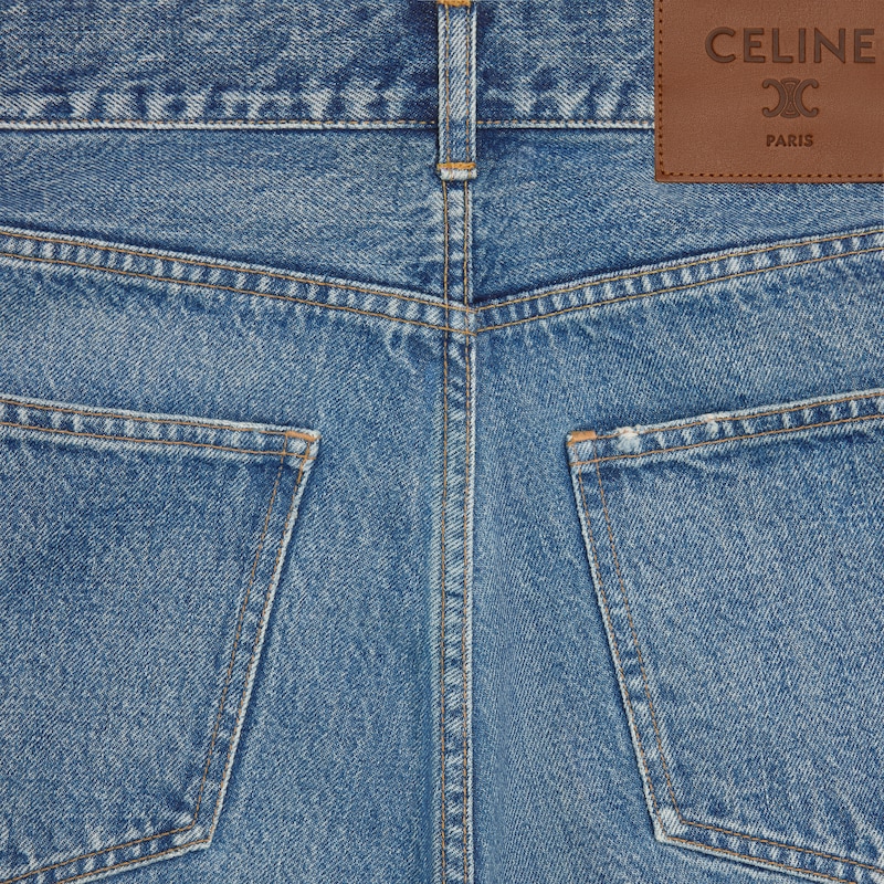 flare jeans 001 in cotton denim