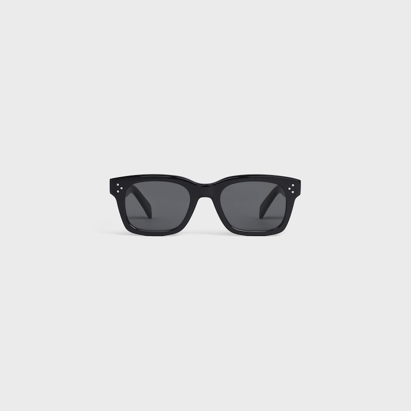 black frame 41 sunglasses in acetate