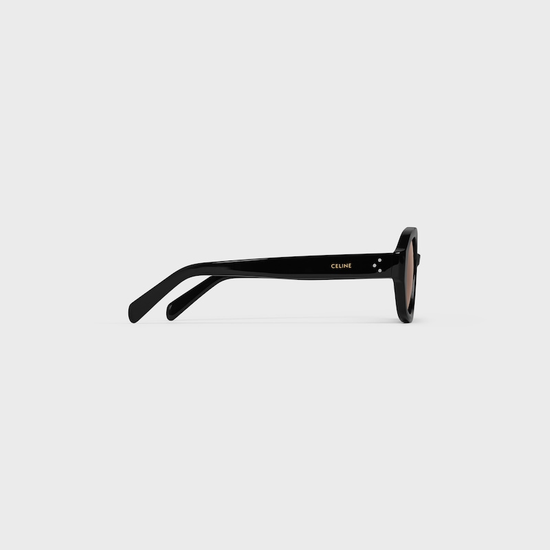 black frame 62 sunglasses in acetate