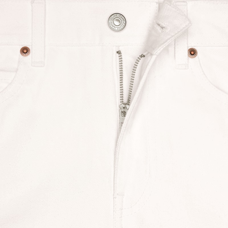 kitty jeans in optic white wash denim