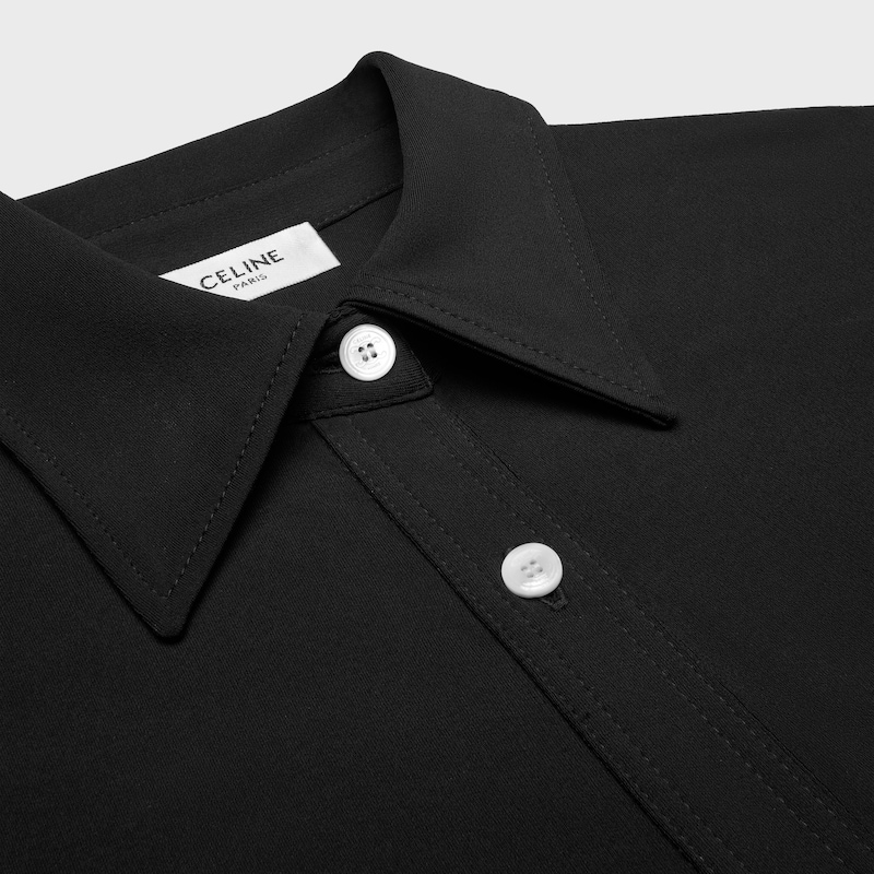 shirt dress in viscose jersey