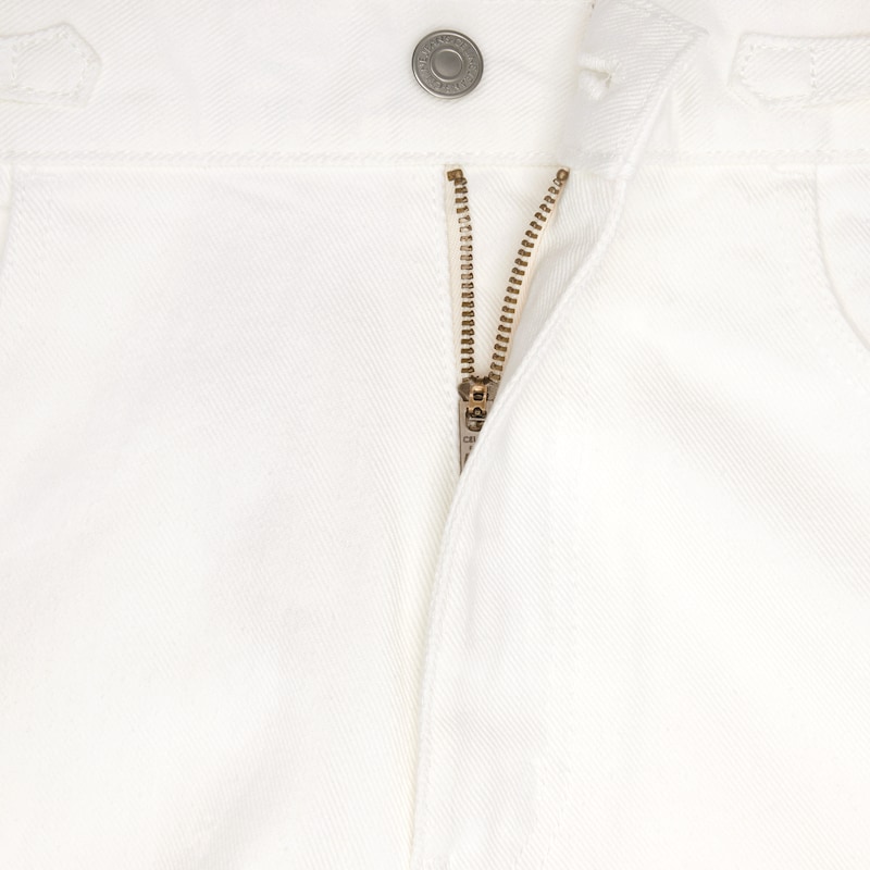 jane flared jeans in optic white wash denim