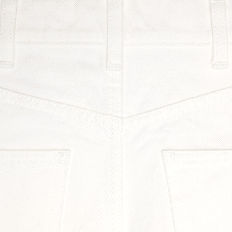 jane flared jeans in optic white wash denim