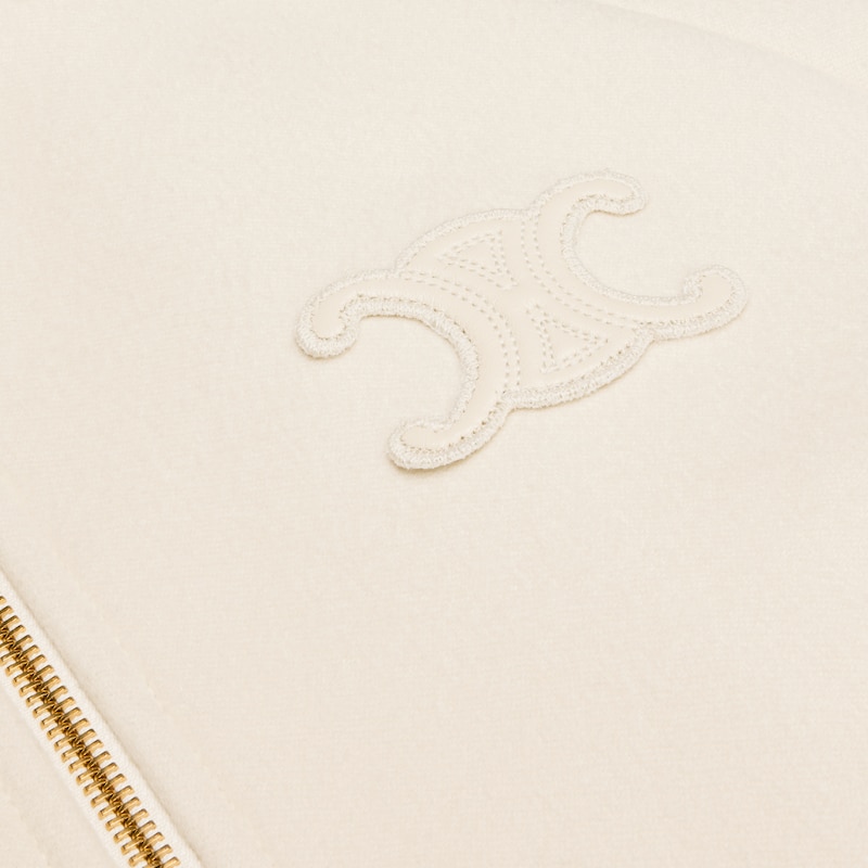 triomphe blouson jacket in double face cashmere