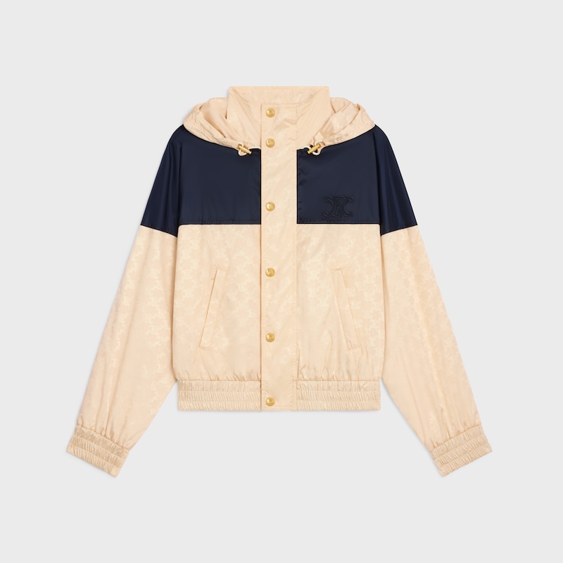 triomphe windbreaker in monogram nylon