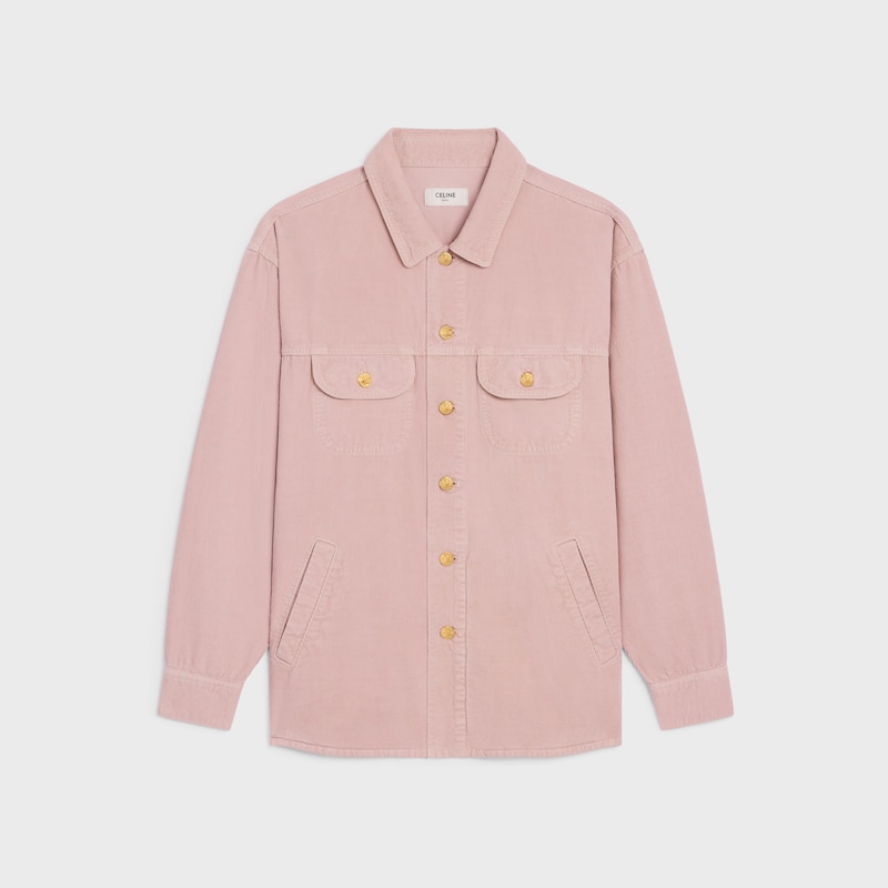 car coat jacket in corduroy
