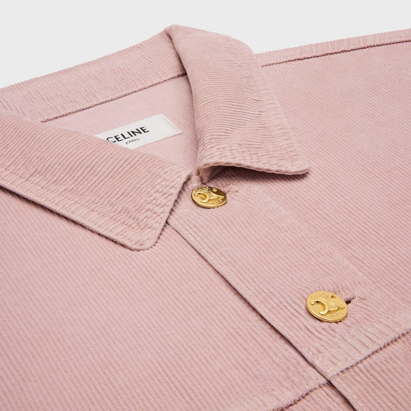 car coat jacket in corduroy