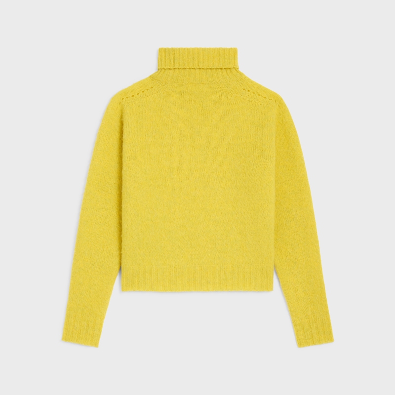 turtleneck sweater in shetland wool