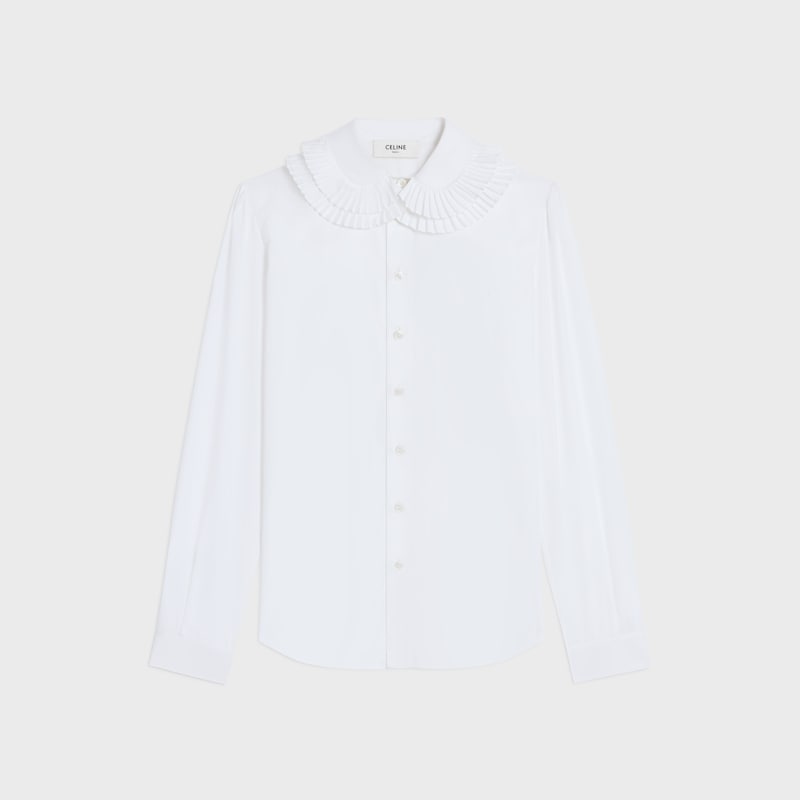 shirt in cotton poplin
