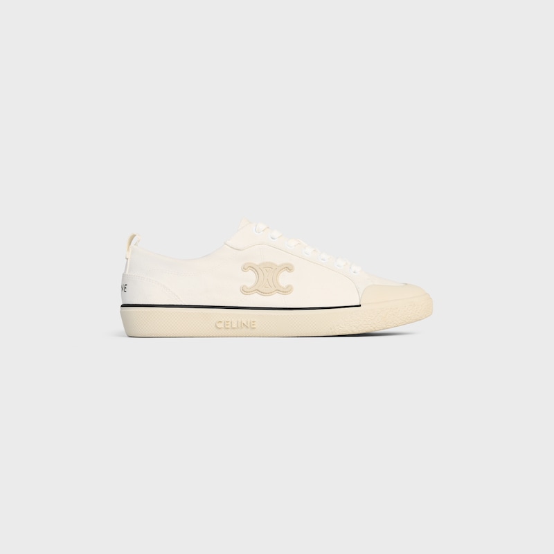 celine alan sneakers with triomphe in canvas