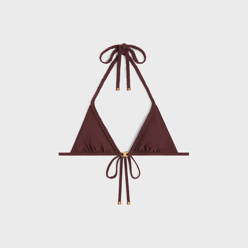 triomphe triangle top in matte jersey