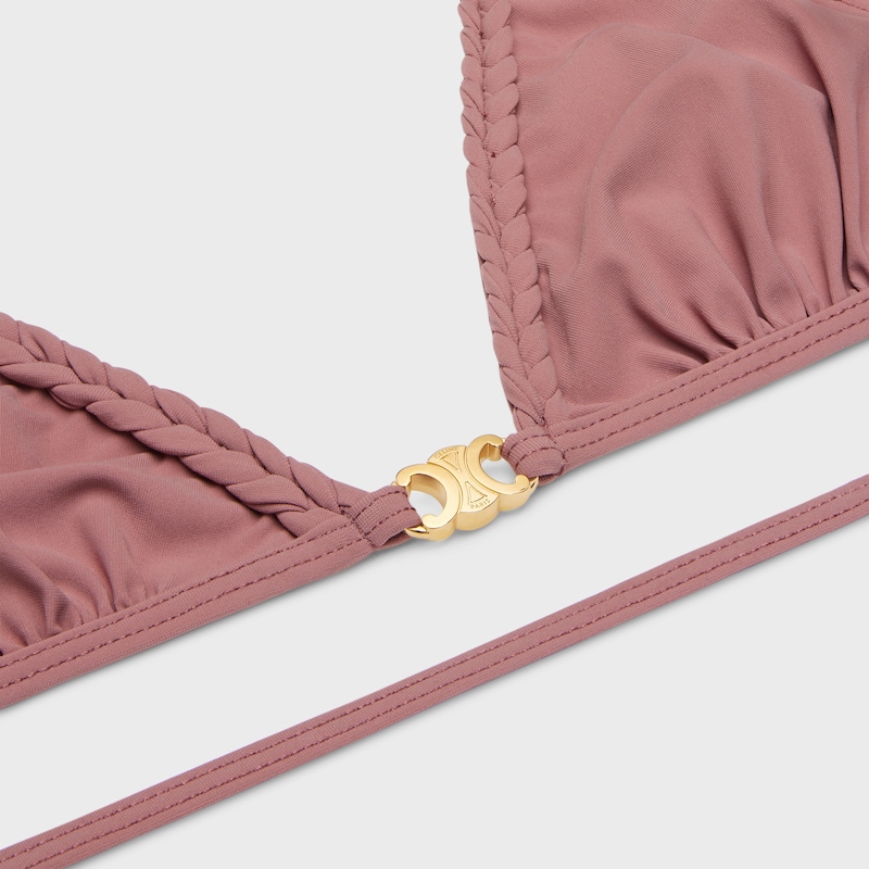 triomphe triangle top in matte jersey