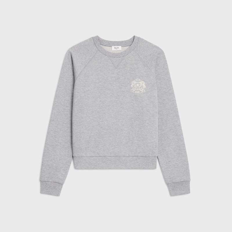blason sweatshirt in cashmere cotton