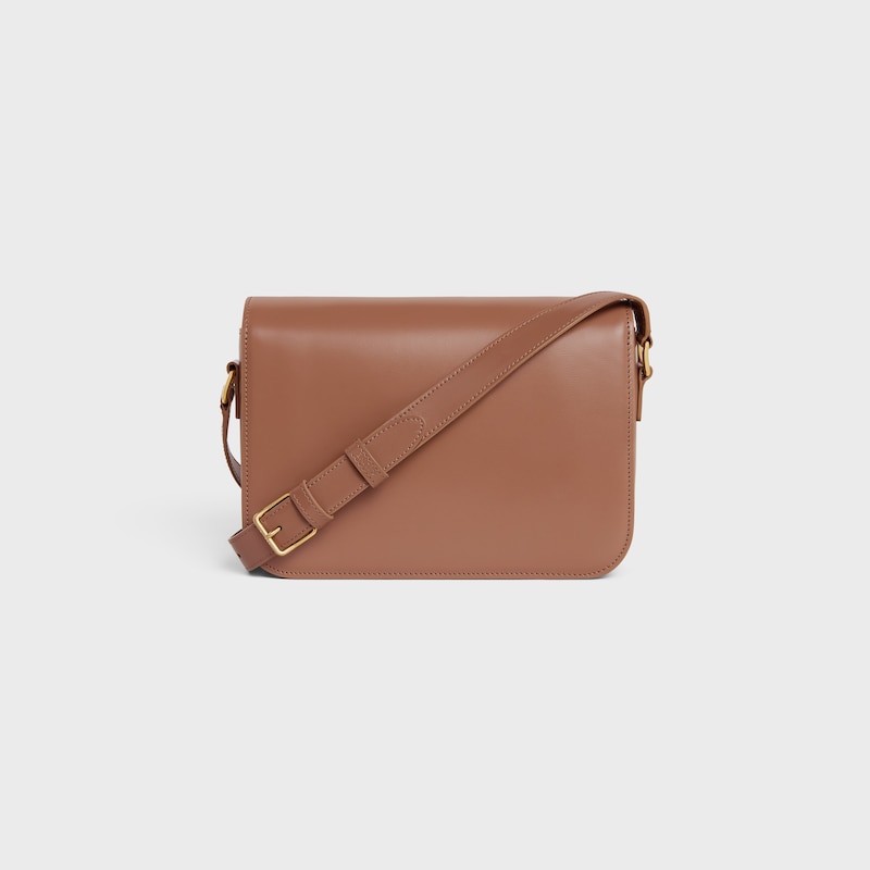 classique triomphe bag in shiny calfskin