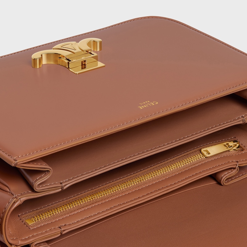 classique triomphe bag in shiny calfskin