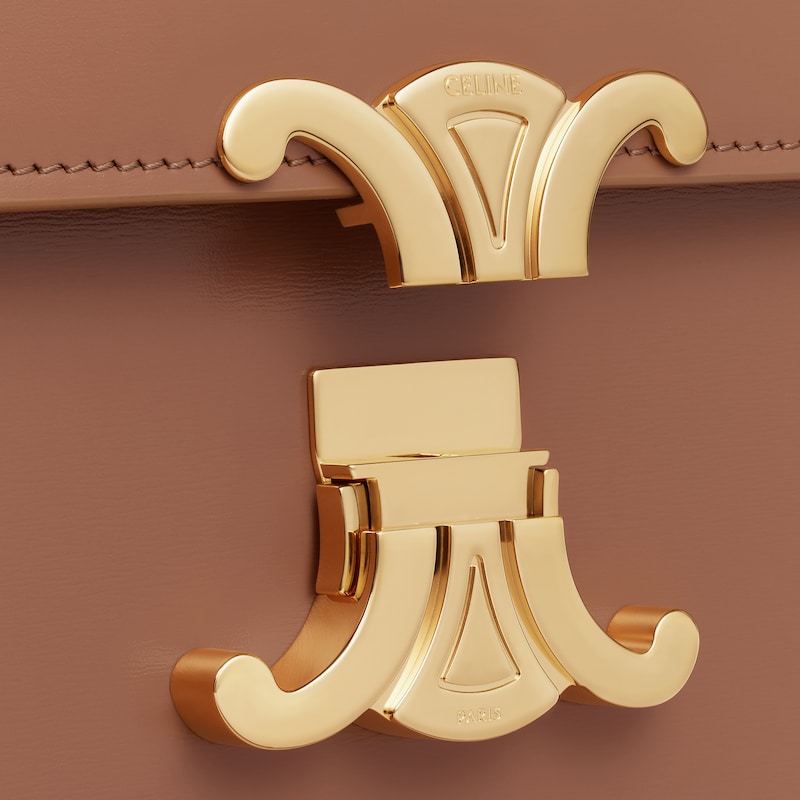 classique triomphe bag in shiny calfskin