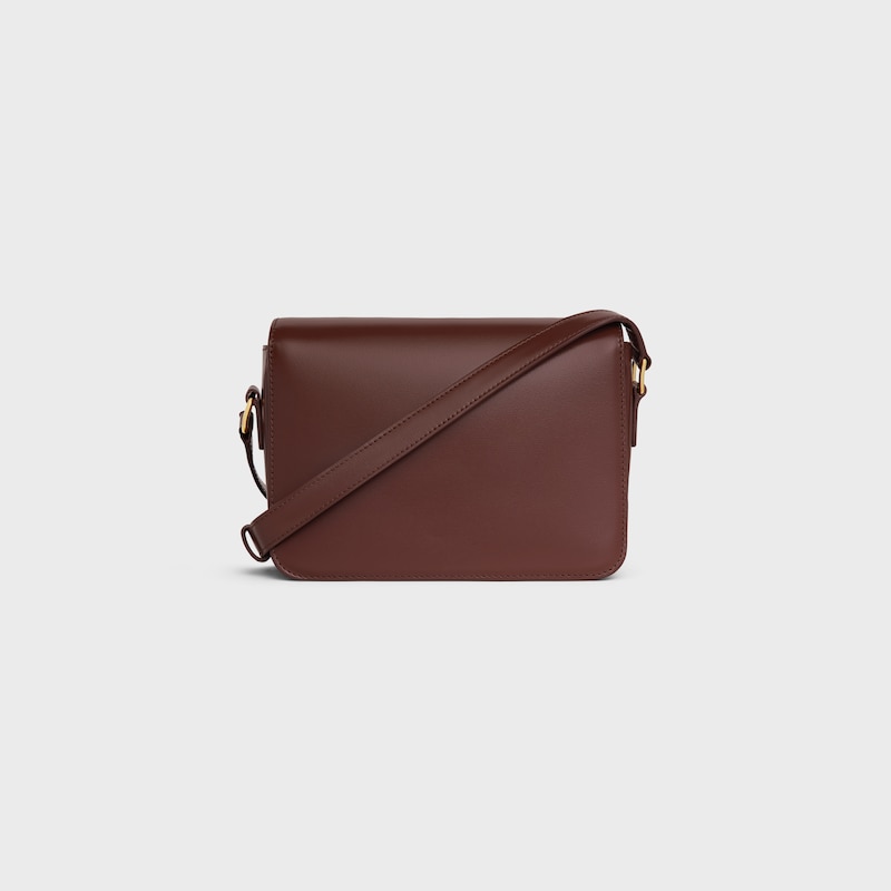 teen triomphe bag in shiny calfskin