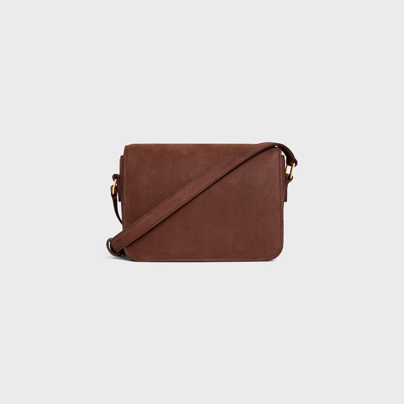 teen triomphe bag in grained nubuck calfskin